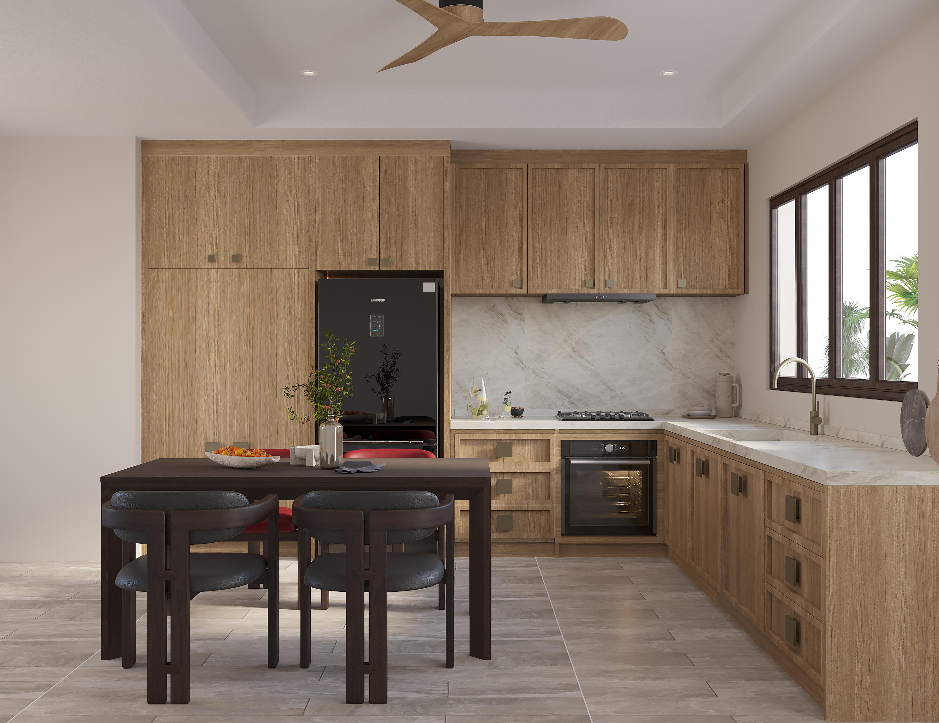 Living space, Bophut villa